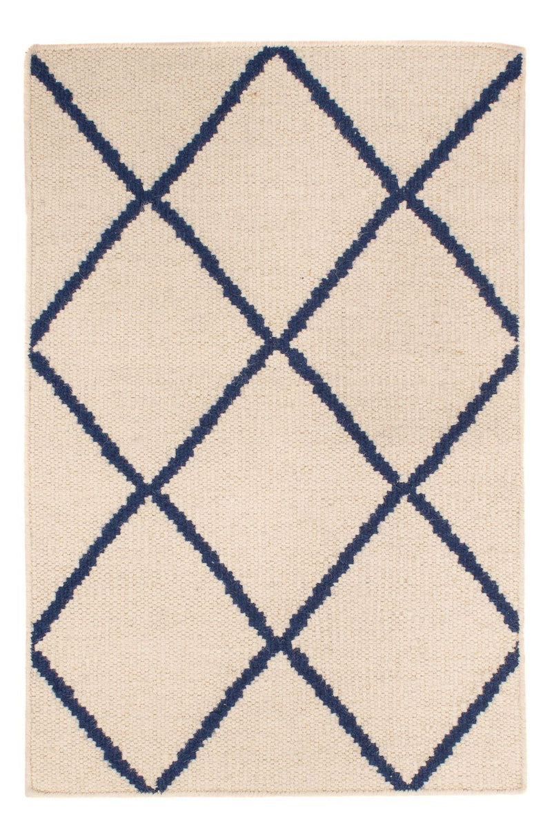 Kilim moderno Tapete 90x60cm - Tapete de lã