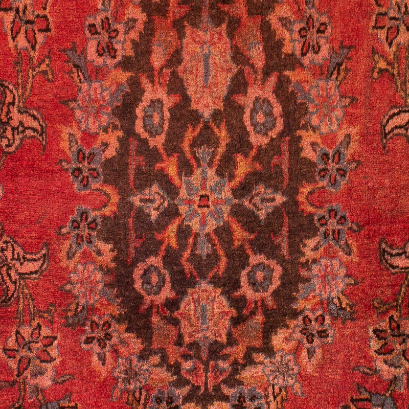 Tapete Persa - Clássico - 144 x 75 cm - vermelho escuro