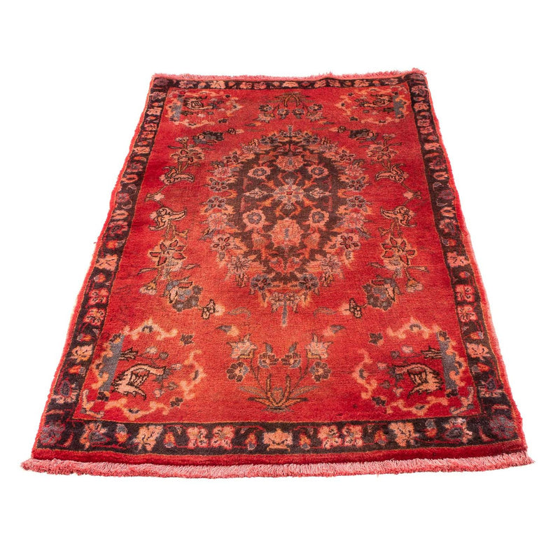 Tapete Persa - Clássico - 144 x 75 cm - vermelho escuro