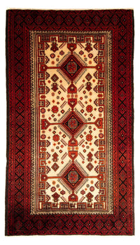 Tapete Baluch - 183 x 107 cm - vermelho escuro – product image