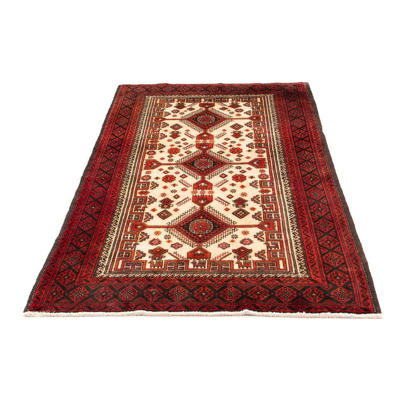 Tapete Baluch - 183 x 107 cm - vermelho escuro