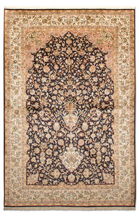 Seda da Caxemira Tapete 190x127cm - Tapete Oriental – product image