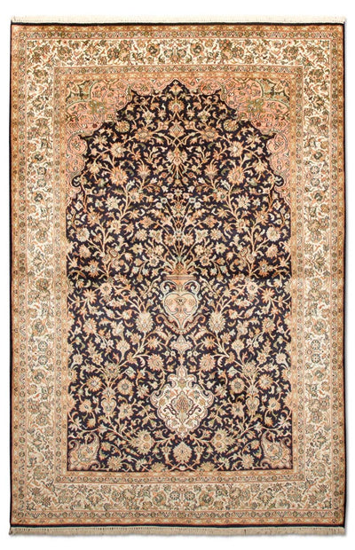 Seda da Caxemira Tapete 127x190cm - Tapete Oriental