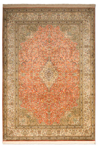 Seda da Caxemira Tapete 168x244cm - Tapete Oriental – product image
