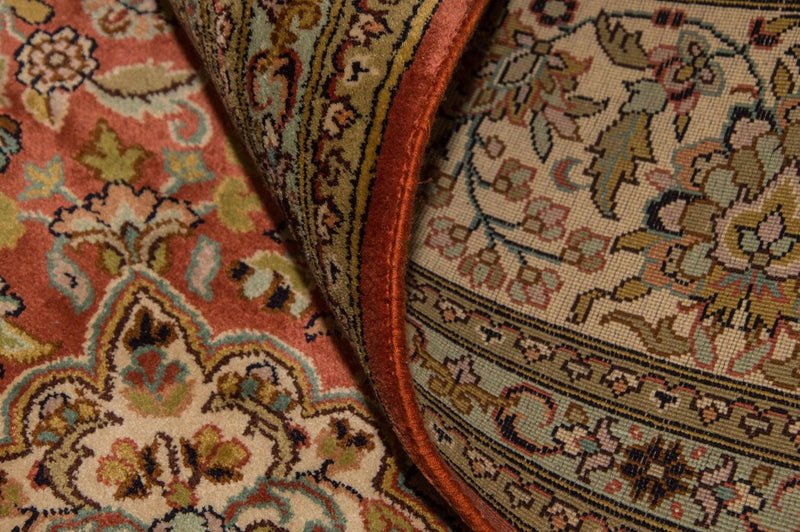 Seda da Caxemira Tapete 168x244cm - Tapete Oriental