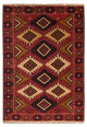 Tapete Baluch - 118 x 79 cm - vermelho