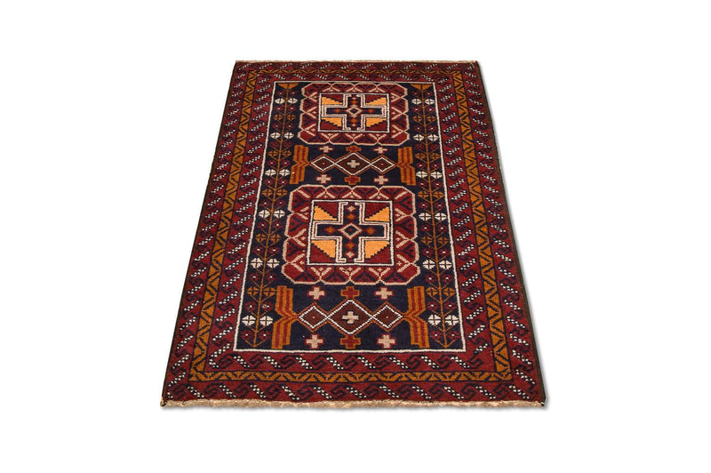Belutsch Teppich 126x77cm - Orientteppich