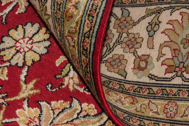 Seda da Caxemira Tapete 214x150cm - Tapete Oriental