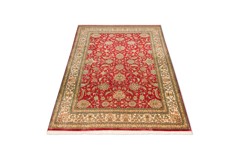 Seda da Caxemira Tapete 214x150cm - Tapete Oriental