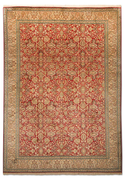 Seda da Caxemira Tapete 211x311cm - Tapete Oriental