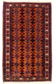 Corredor Tapete Baluch - 174 x 100 cm - amarelo mostarda