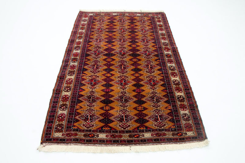 Corredor Tapete Baluch - 174 x 100 cm - amarelo mostarda