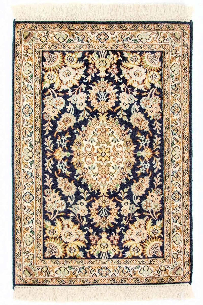 Seda da Caxemira Tapete 63x98cm - Tapete Oriental