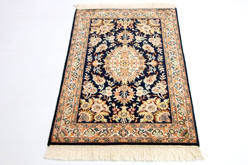 Seda da Caxemira Tapete 63x98cm - Tapete Oriental