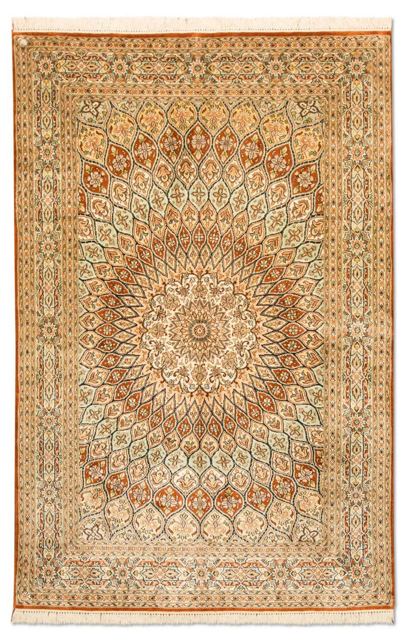 Tapete de seda - Kashmir Silk - 194 x 120 cm - multicolorido