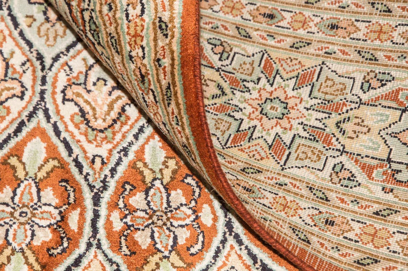 Tapete de seda - Kashmir Silk - 194 x 120 cm - multicolorido