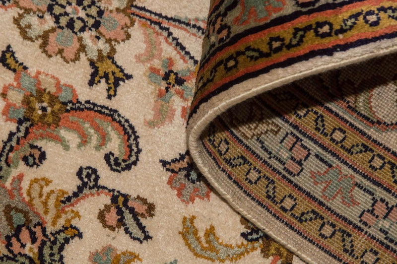 Seda da Caxemira Tapete 184x124cm - Tapete Oriental