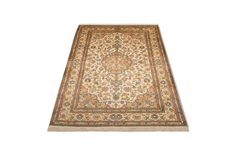 Seda da Caxemira Tapete 184x124cm - Tapete Oriental