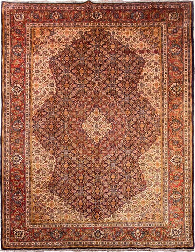 Sarouk Tapete 210x337cm - Tapete persa - azul escuro