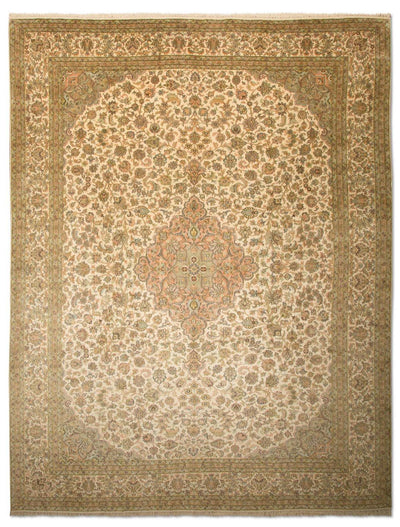Seda da Caxemira Tapete 243x335cm - Tapete Oriental