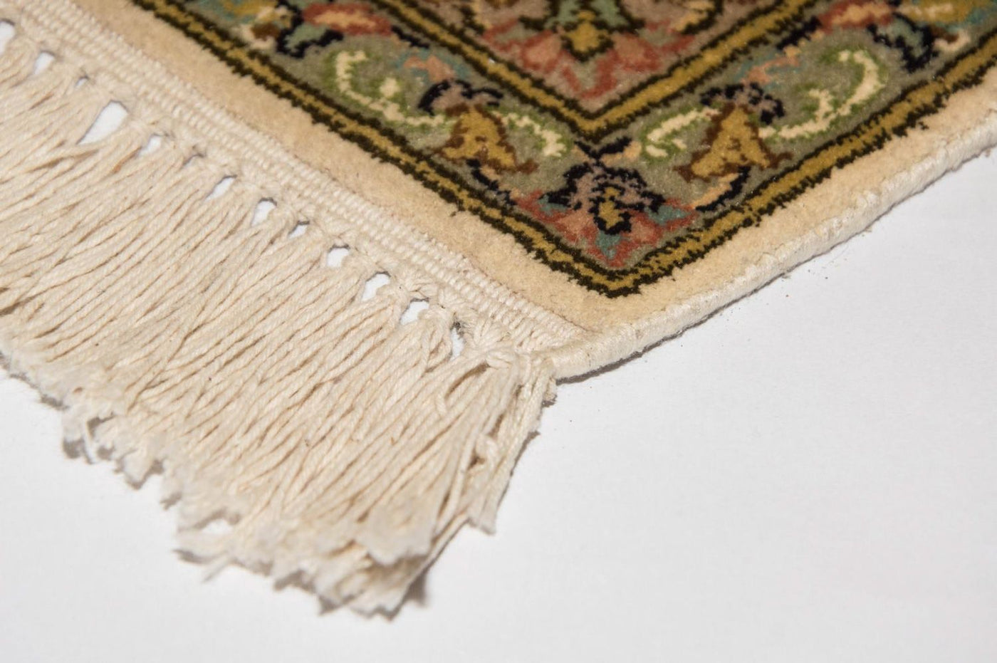 Seda da Caxemira Tapete 335x243cm - Tapete Oriental