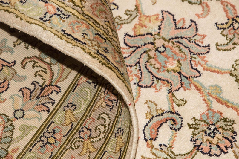 Seda da Caxemira Tapete 335x243cm - Tapete Oriental