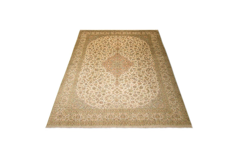 Seda da Caxemira Tapete 335x243cm - Tapete Oriental