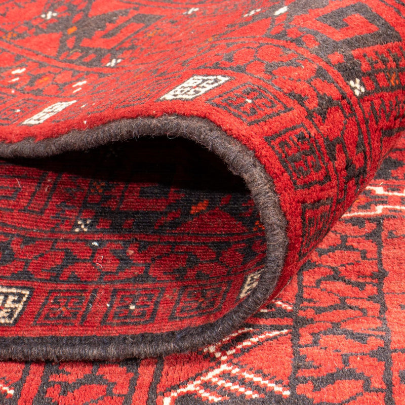 Tapete turquaman - 237 x 158 cm - vermelho