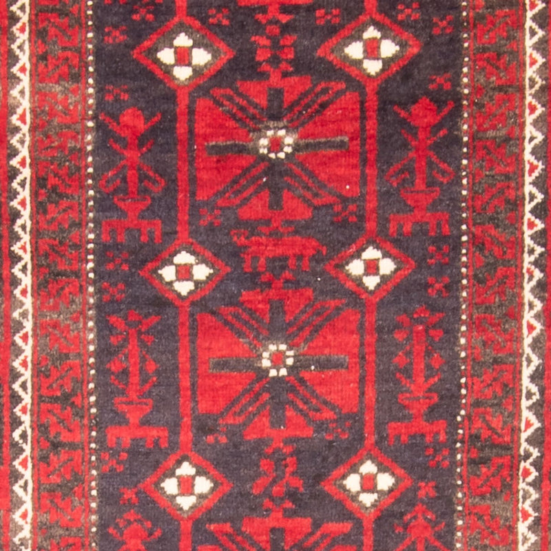 Corredor Tapete Baluch - 205 x 112 cm - vermelho
