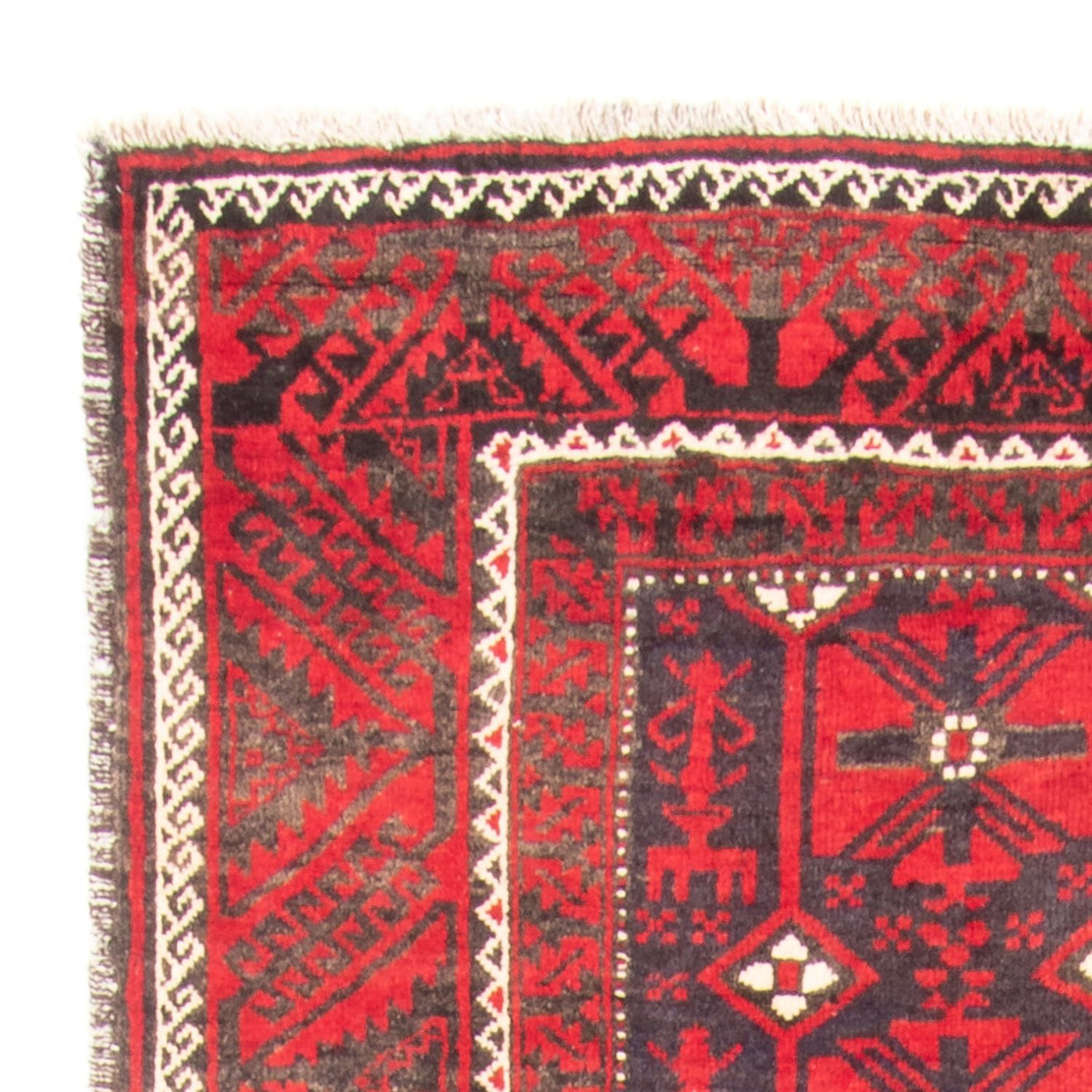 Corredor Tapete Baluch - 205 x 112 cm - vermelho