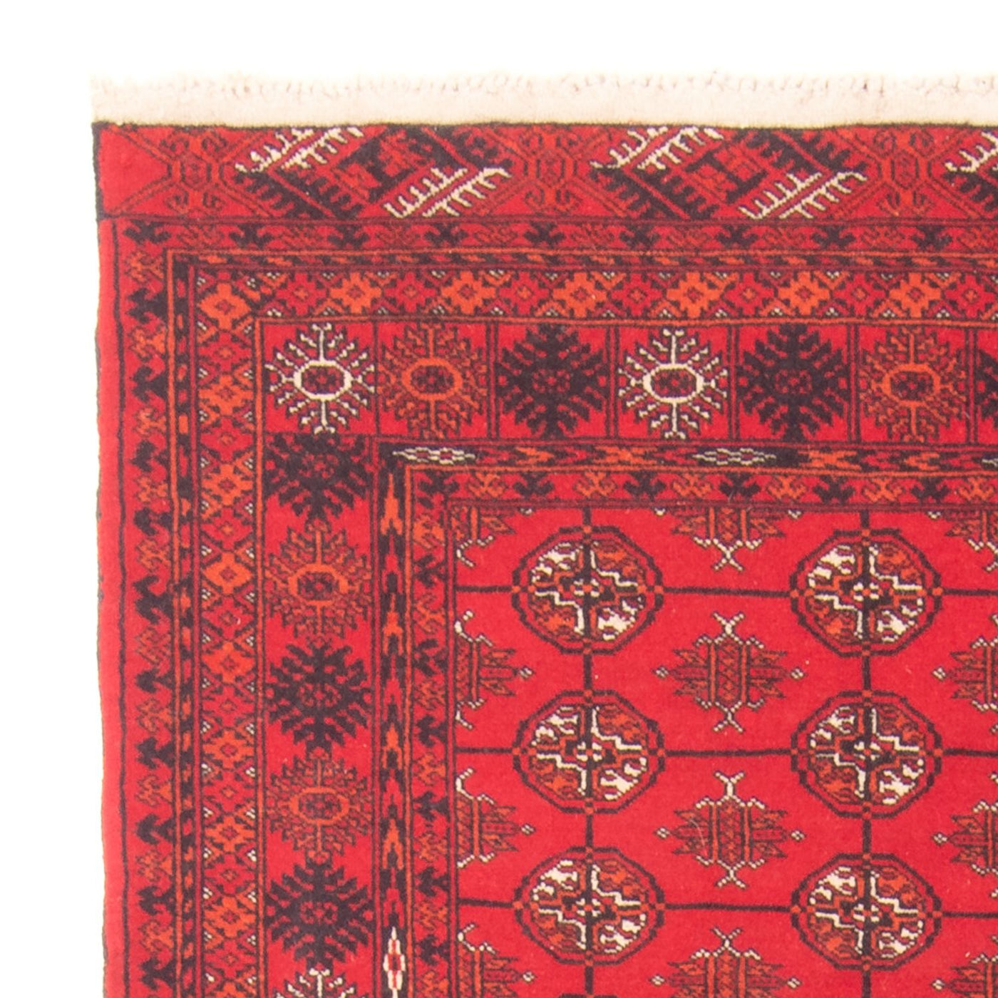 Corredor Tapete turquaman - 177 x 97 cm - vermelho