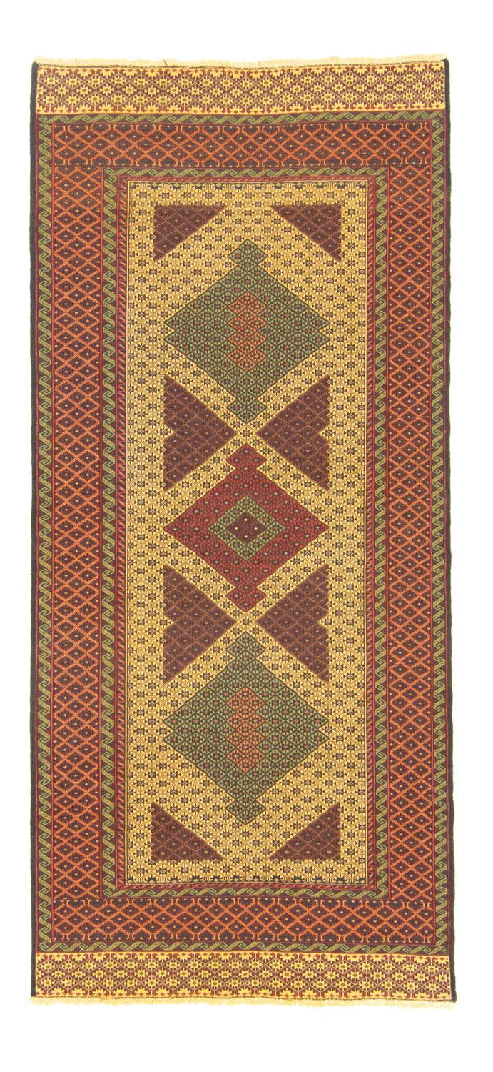 Kilim afegão Tapete 188x85cm