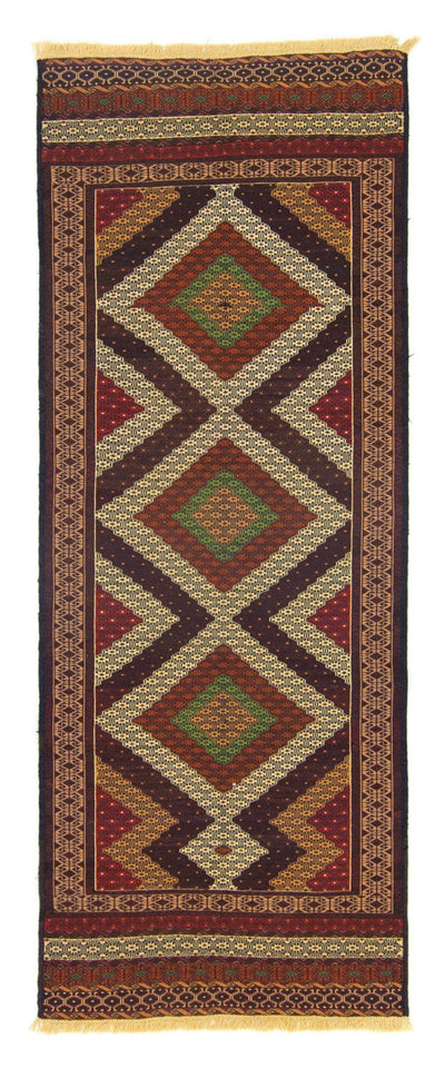 Kilim afegão Tapete 85x222cm