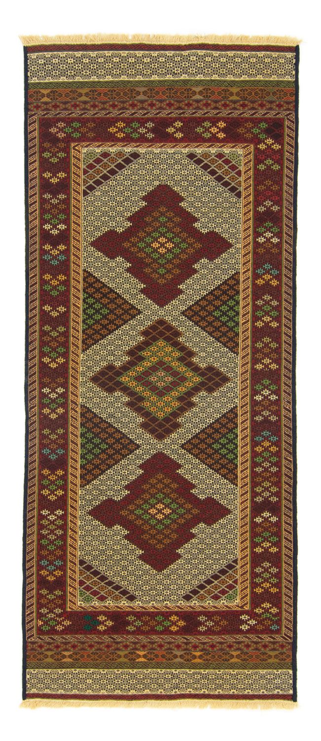 Kilim afegão Tapete 85x208cm