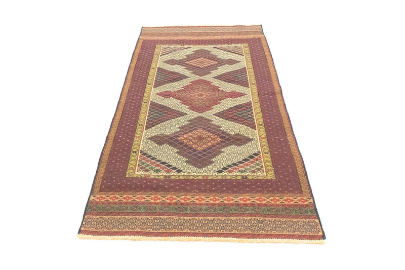 Kilim afegão Tapete 191x88cm