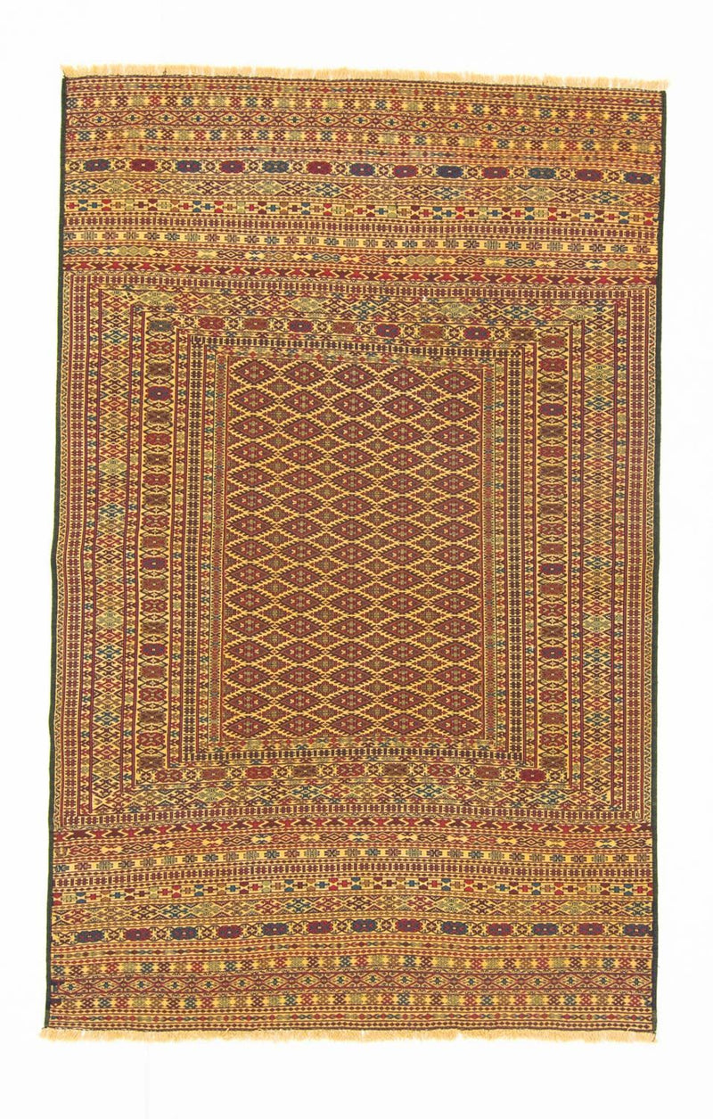 Kilim afegão Tapete 208x133cm