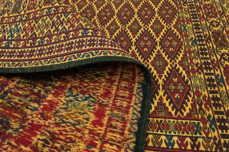 Kilim afegão Tapete 208x133cm