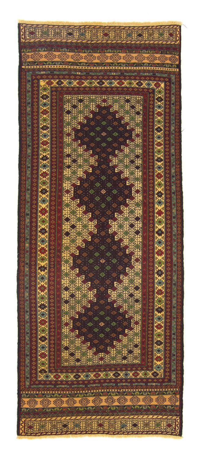 Kilim afegão Tapete 202x84cm