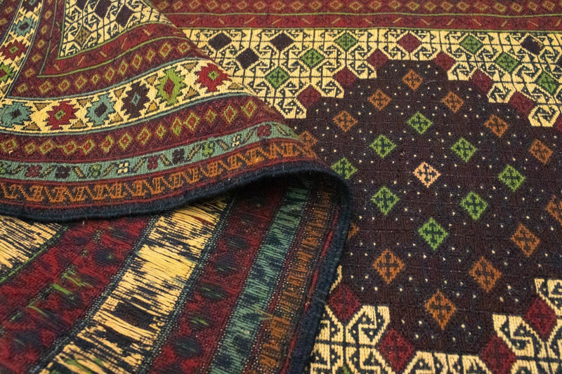 Kilim afegão Tapete 202x84cm