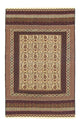Tapete Kelim - Oriental - 188 x 121 cm - castanho