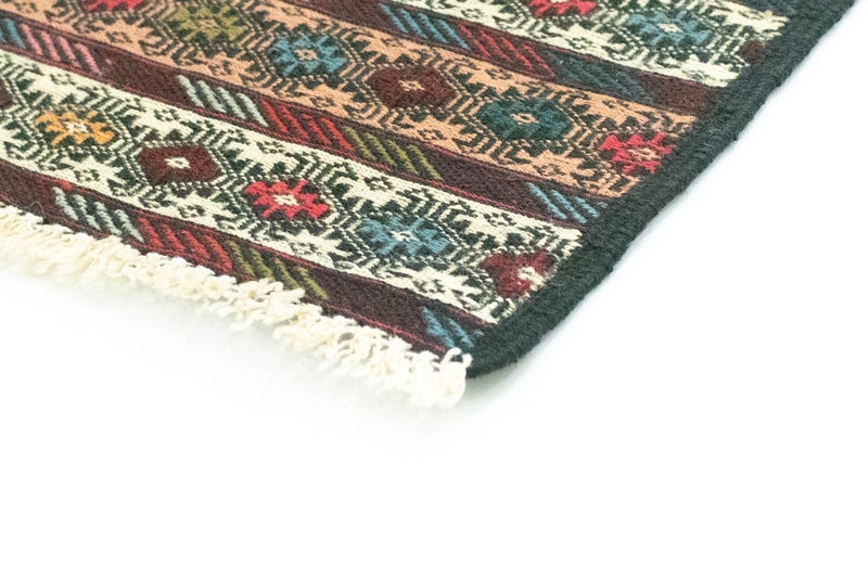 Corredor Tapete Kelim - Oriental - 190 x 75 cm - castanho