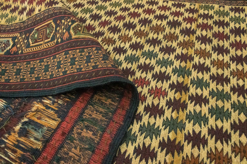 Kilim afegão Tapete 186x89cm