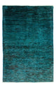 Tapete Ziegler - Moderno - 145 x 97 cm - azul petróleo