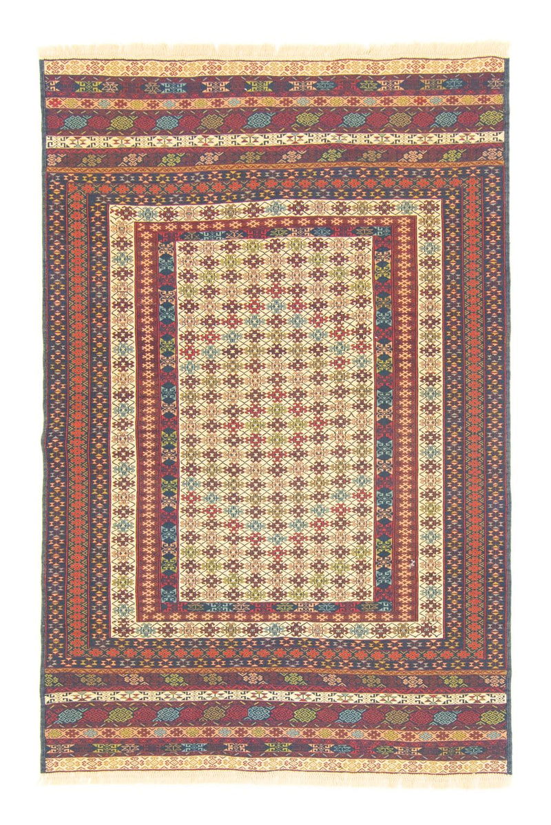Kilim afegão Tapete 186x126cm