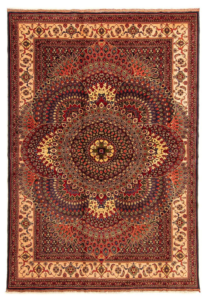Tapete afegão - 279 x 198 cm - multicolorido