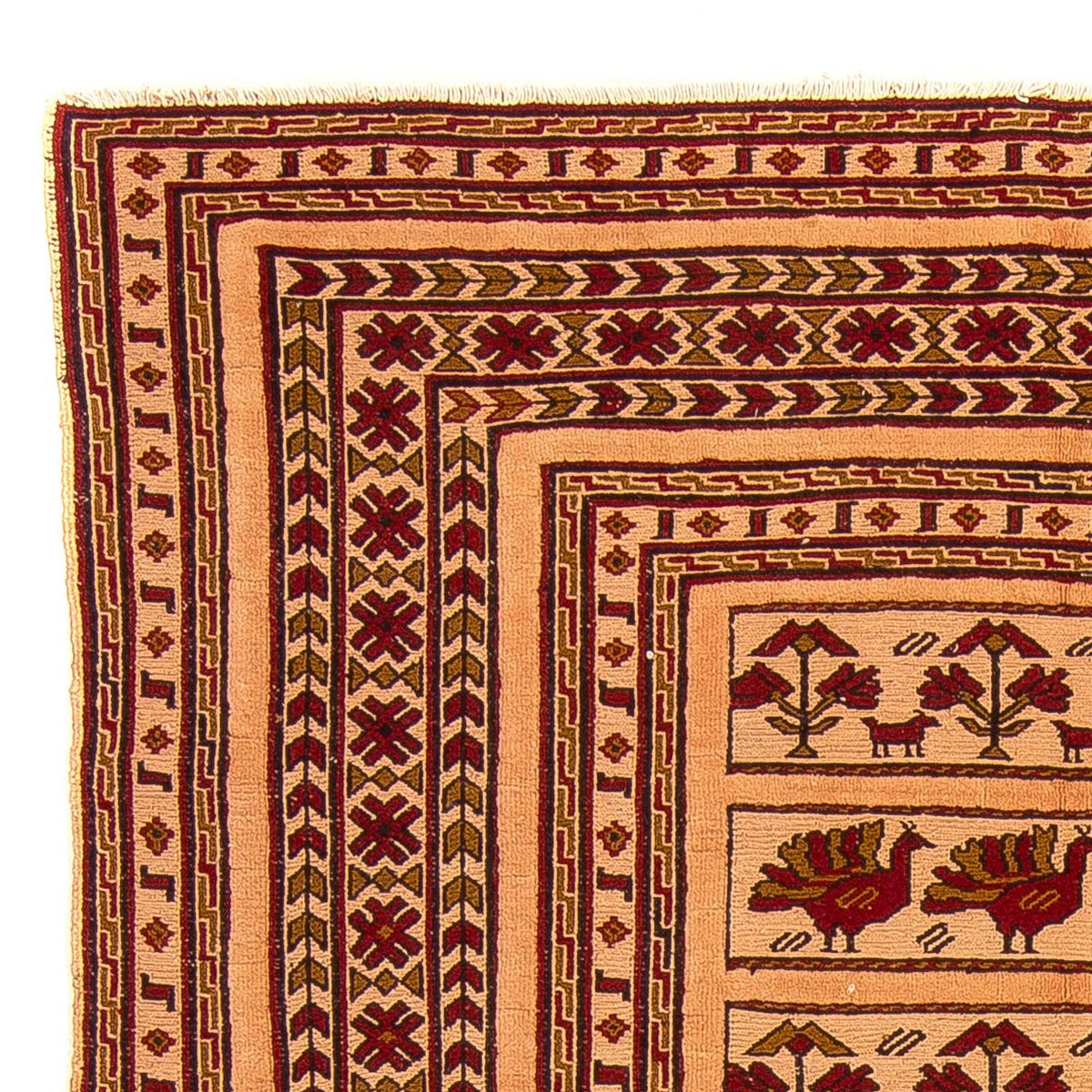 Kilim afegão Tapete 140x180cm