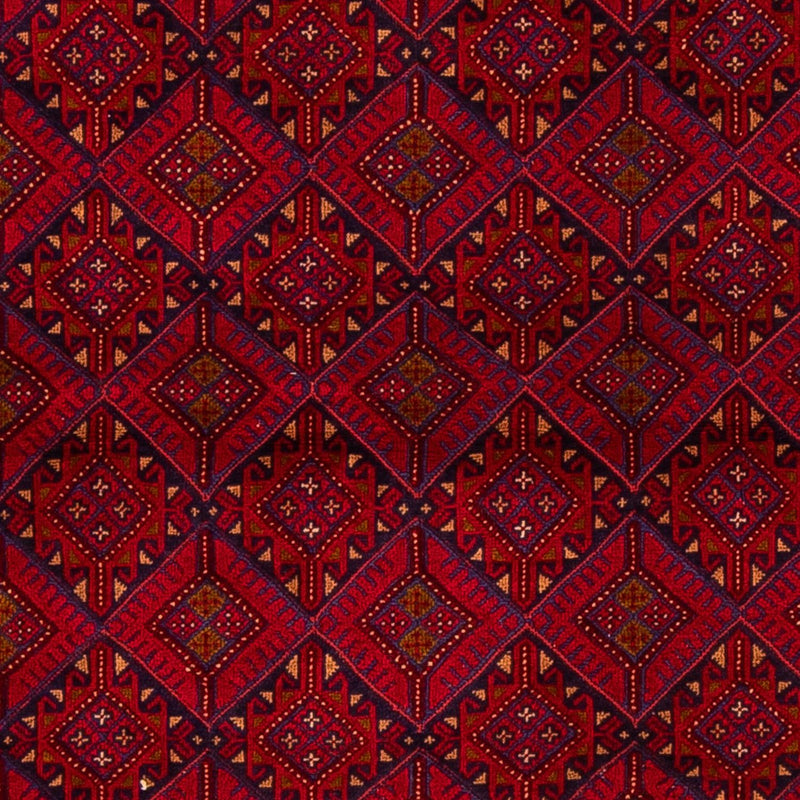 Tapete Kelim - Oriental - 183 x 132 cm - vermelho escuro