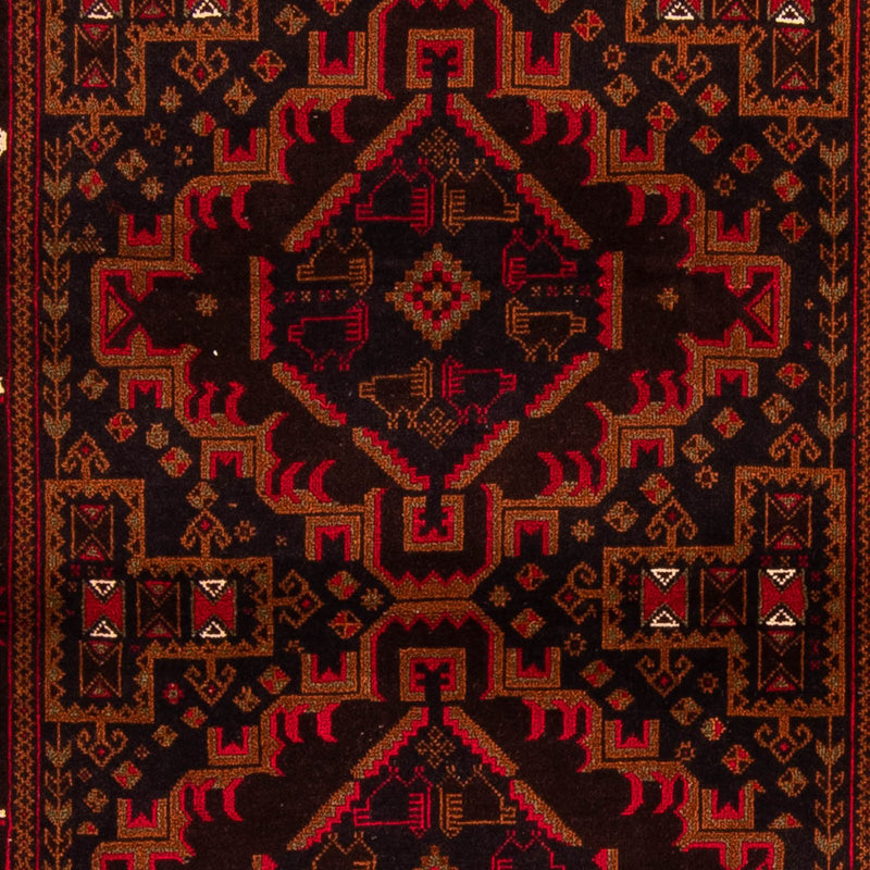 Tapete Baluch - 204 x 125 cm - castanho