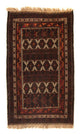 Tapete Kelim - Oriental - 178 x 118 cm - castanho