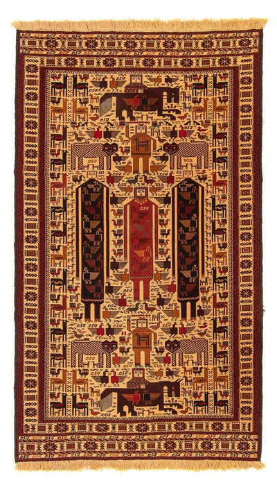Kilim afegão Tapete 122x200cm